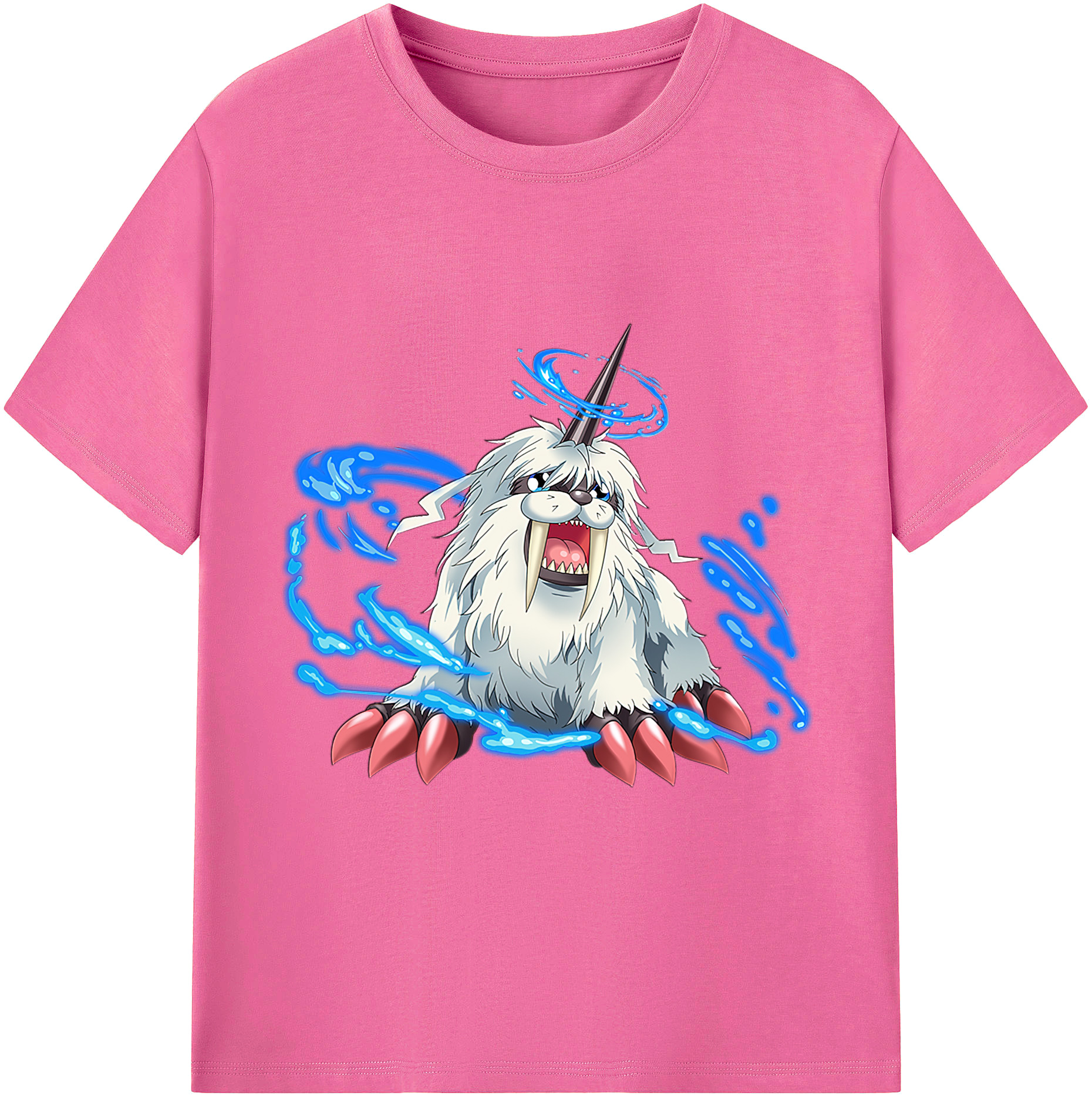 （画像用） Digimon デジタルモンスター/デジモン レディースカジュアルプリントTシャツ（綿100％）
